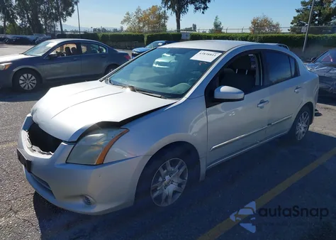 2012 Nissan Sentra 2.0 S из США, поврежденный, VIN 3N1AB6APXCL765062